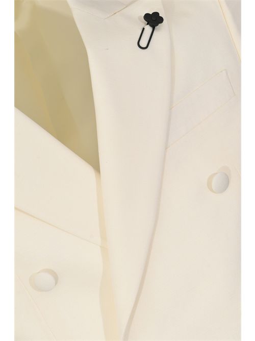 Abito doppiopetto Soiree in viscosa e seta Panna LARDINI | CN5917EI PAIF66418150